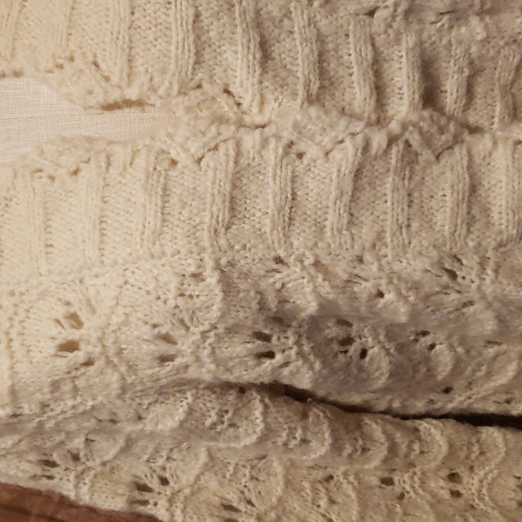 DKNY Jeans Womens Open Knit Open Front Cardigan - Picture 2 of 7